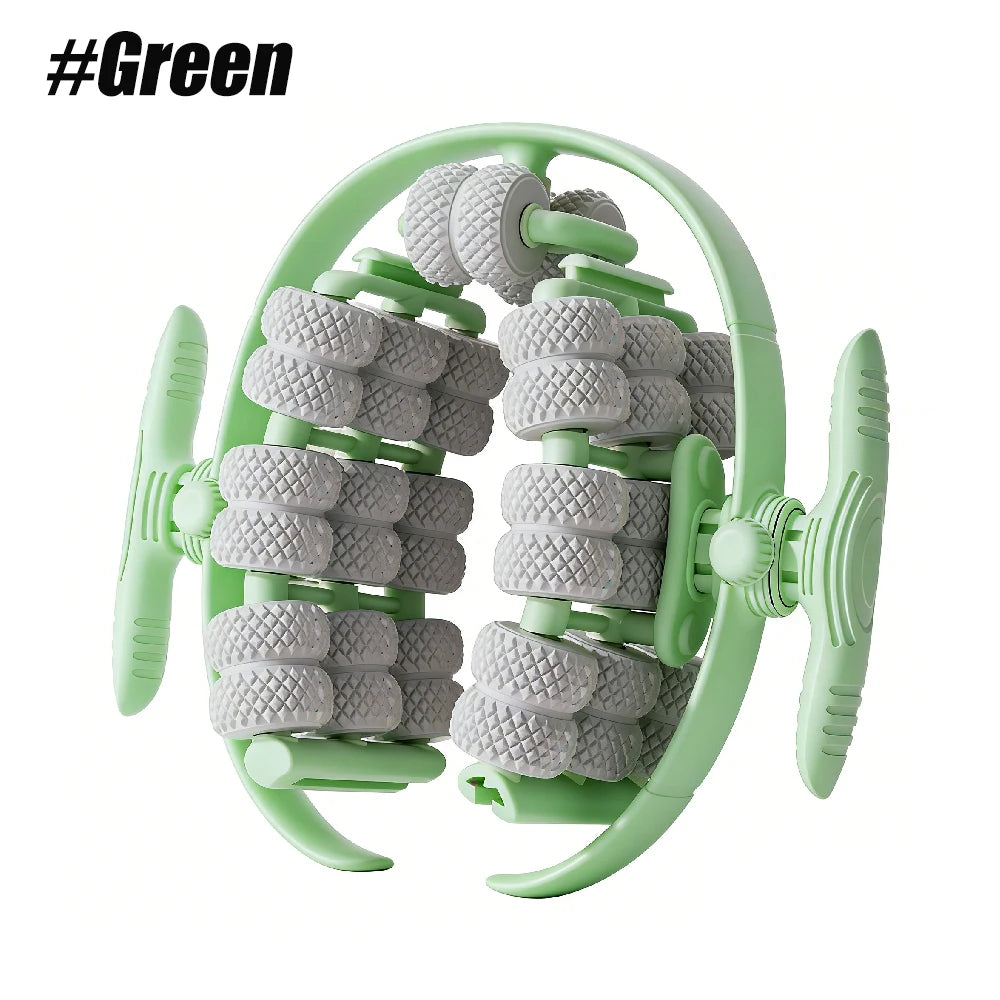 40-Wheel Massage Roller β Manual Muscle & Leg Massager
