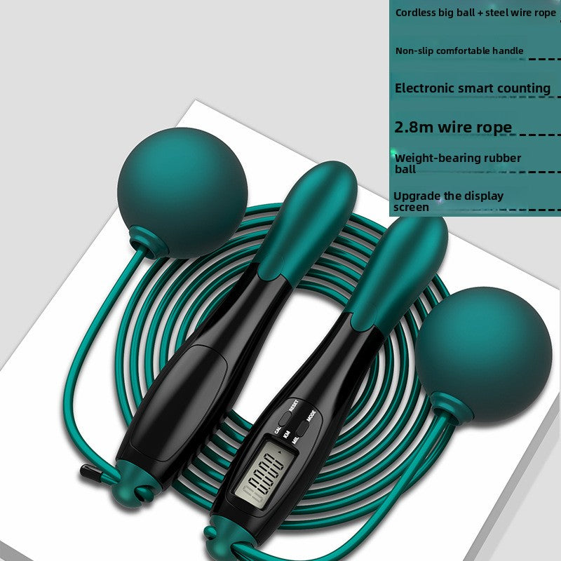 Intelligent Counting Jump Rope with Weighted Ball – Digital Skipping Rope