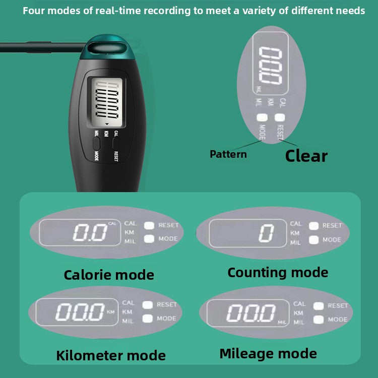 Intelligent Counting Jump Rope with Weighted Ball – Digital Skipping Rope