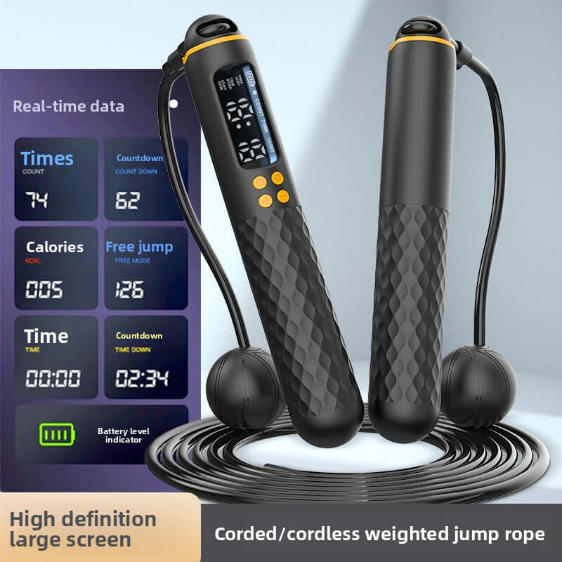 Smart Jump Rope with Digital Counter & Calorie Tracking