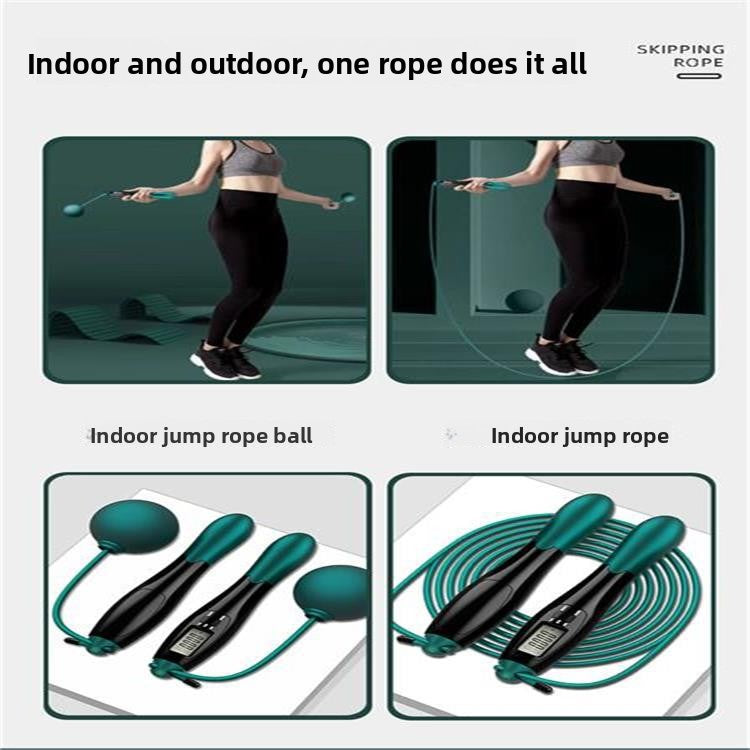 Intelligent Counting Jump Rope with Weighted Ball – Digital Skipping Rope