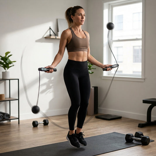 Progression Fitness Cordless Smart Jump Rope – Digital Counter & Weighted Balls