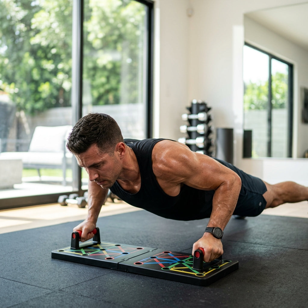 20-in-1 Push Up Board | Foldable Home Gym System for Full Body Strength Training
