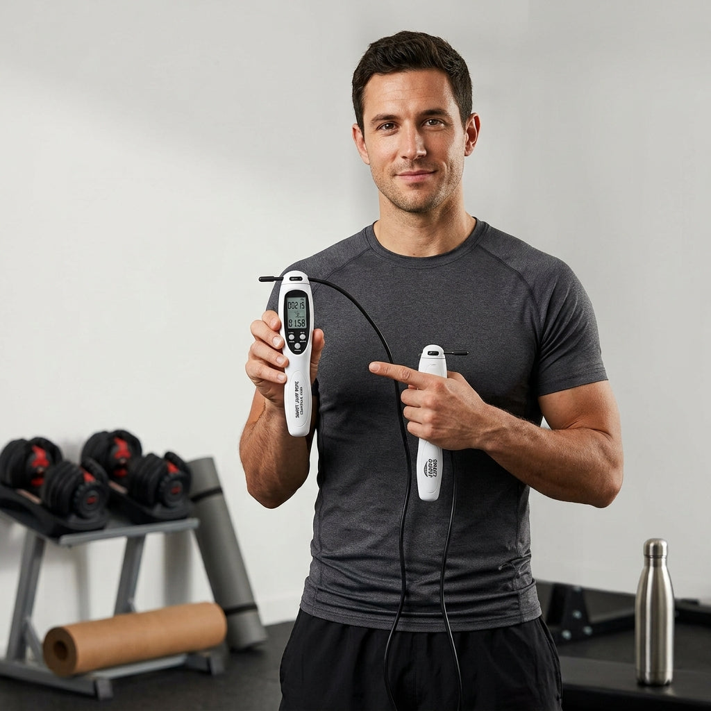 Smart Jump Rope with Counter & Timer – Adjustable Speed Fitness Skipping Rope