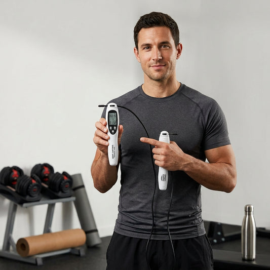 Smart Jump Rope with Counter & Timer – Adjustable Speed Fitness Skipping Rope