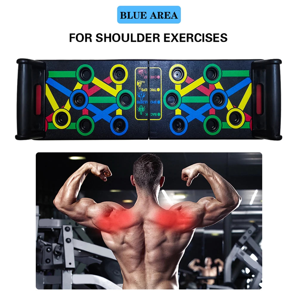 Push-Up Rack Board Training Sport Workout Fitness Gym Equipment Push Up Stand ABS Abdominal Muscle Building Exercise Press-up