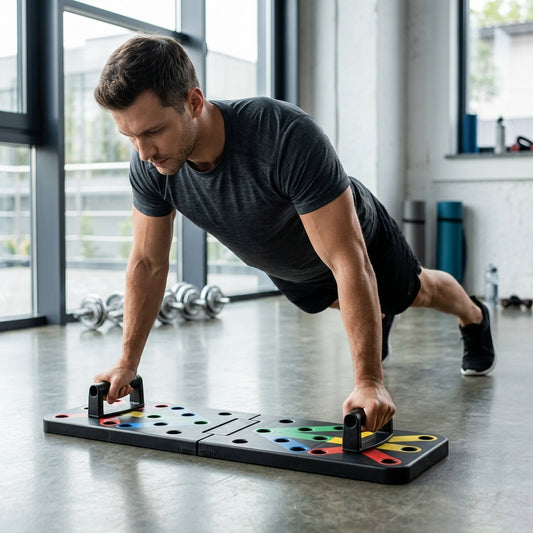 Foldable Push Up Board with Adjustable Positions for Home Gym