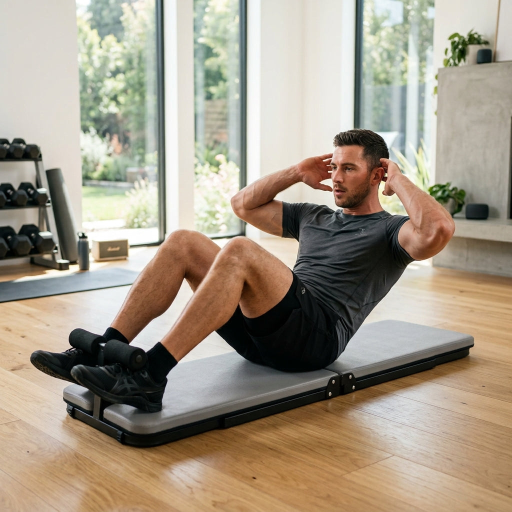 Portable Sit-Up Board | Foldable Home Gym for Core, Push-Ups & Full Body Workouts