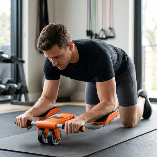 Elbow Support Ab Roller – Automatic Rebound Core Trainer