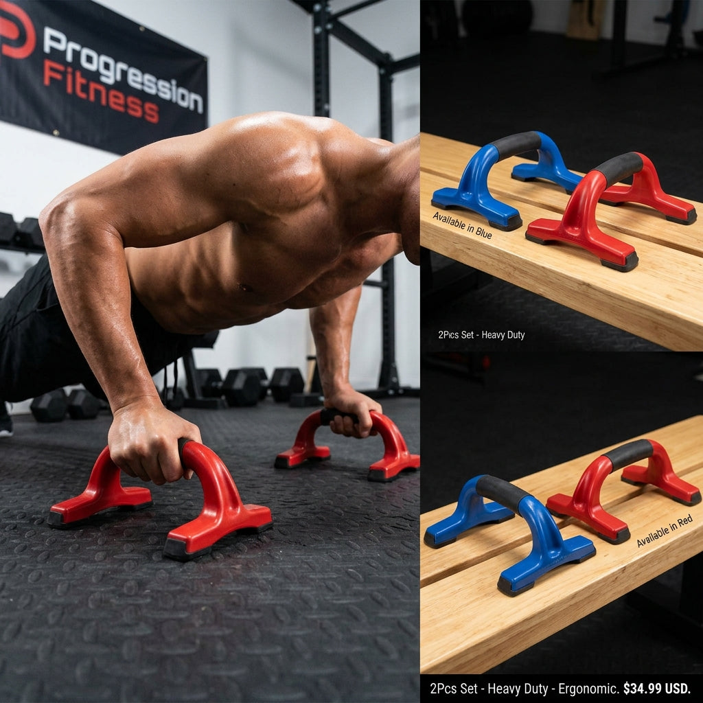 2-Piece Push-Up Stands for Home & Strength Training