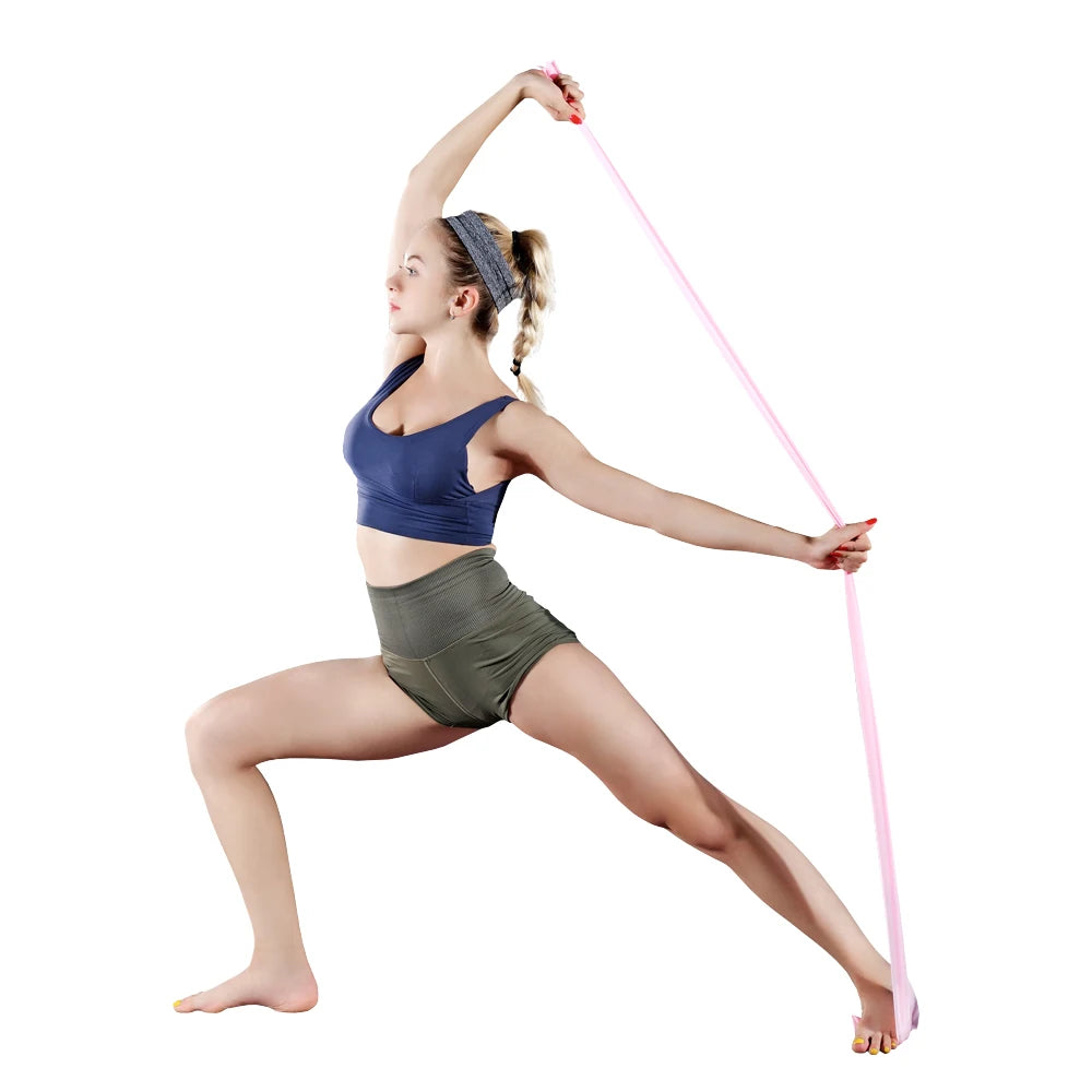 1/3/4pcs Yoga Sport Resistance Bands Home Strength Elastic Exercise Band Gym Pilates Long Training Tension Belt Yoga Accessories