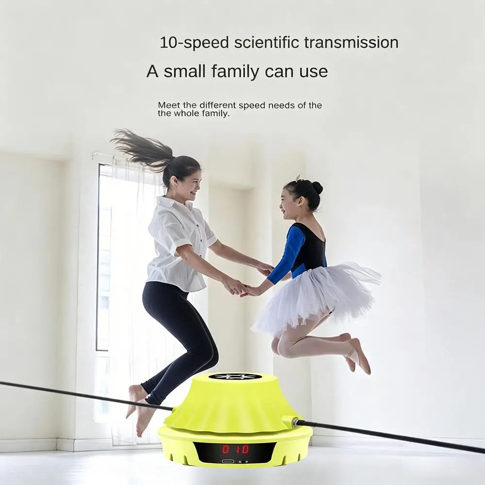 Automatic Jump Rope Machine – Portable Smart Skipping Trainer for Home Fitness