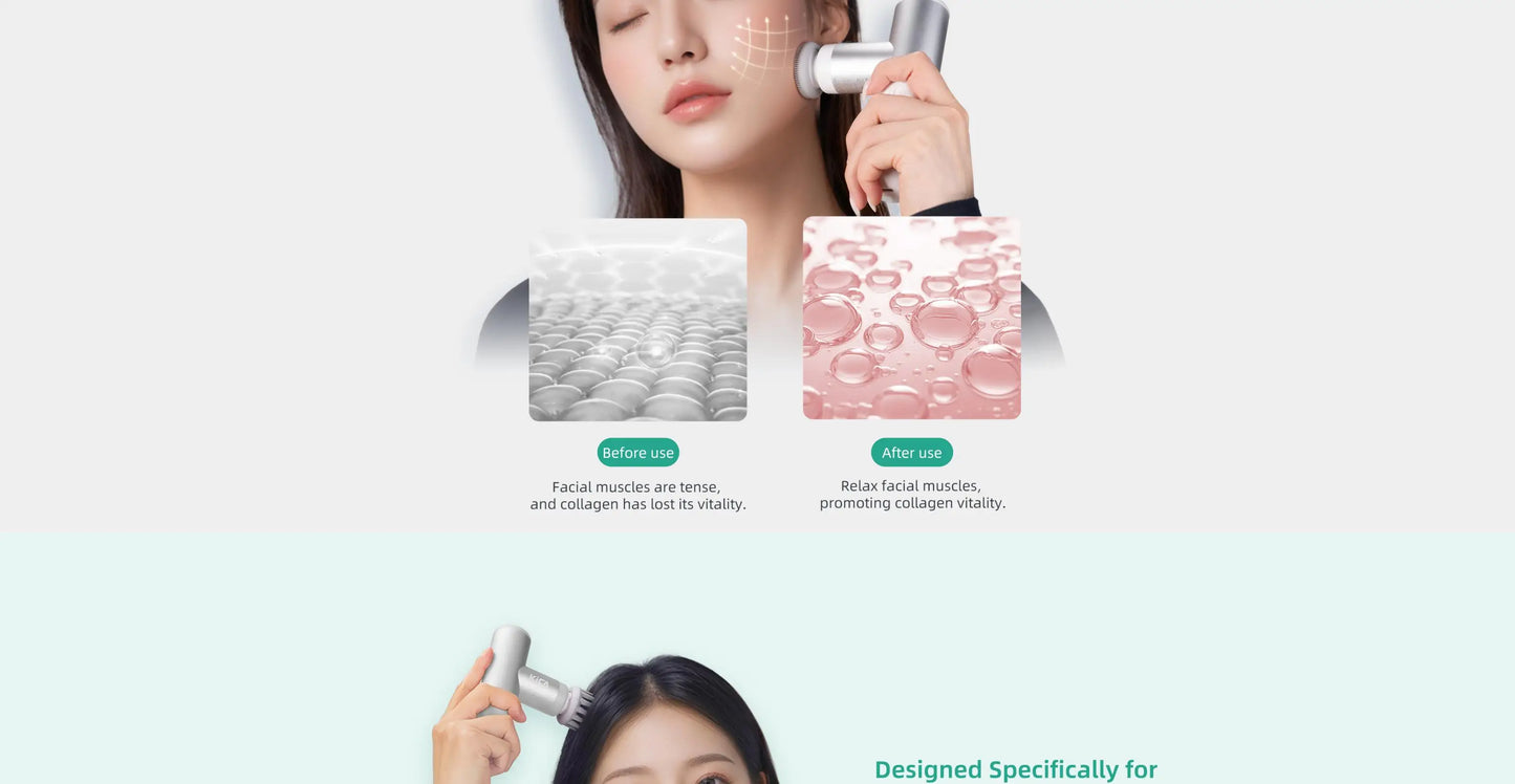 Kica Mini 3 Massage Gun Ultra Light 255g 3000RPM Adjustable Speed 7kg Impact Force 4 Heads Portable Muscle Relaxer