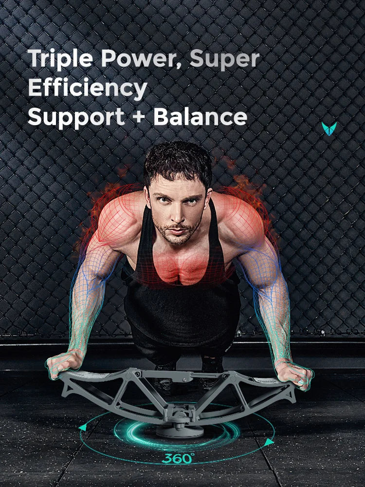 Innstar Push Up Bar Push-ups Stands Board for Bodybuilding Chest Muscles Strength Training Home Gym Push Up Board