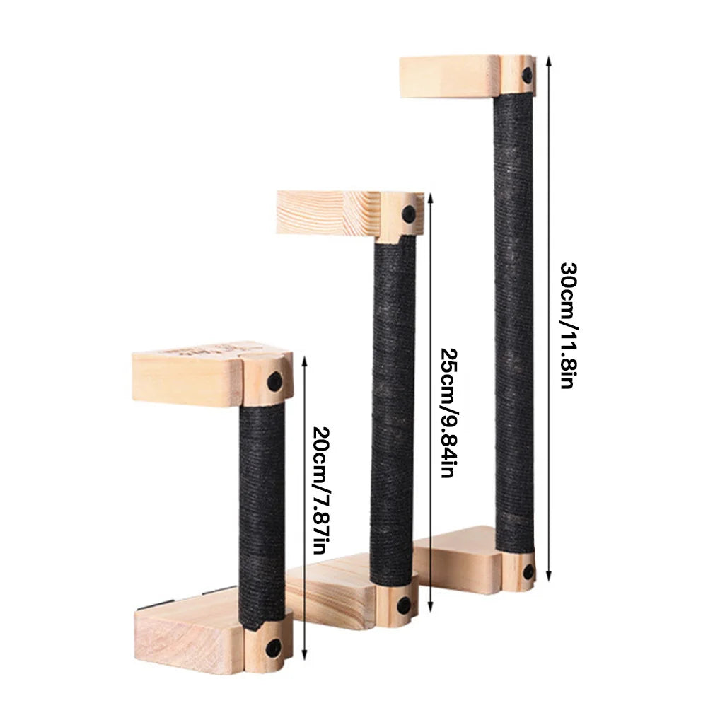 Premium Rubberwood Push-Up Stands (Pair) – Wooden Parallettes for Push-Ups, Russian Dips, Calisthenics & Home Gym Training