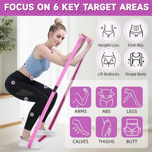Fabric Resistance Booty Bands for Glutes, Legs & Yoga | Non-Slip Hip Workout Bands