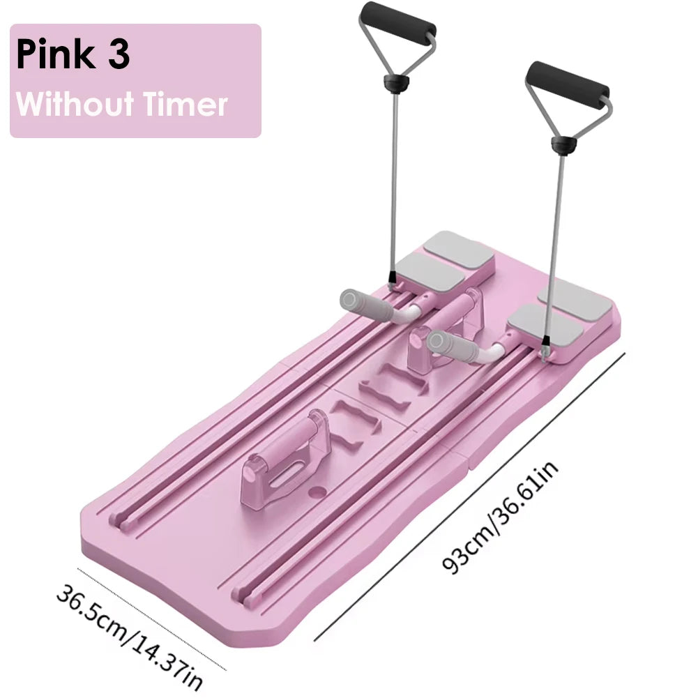 Multifunctional Abdominal Board fitness board Push up Board automatic rebound abdominal muscle curling, home fitness equipment