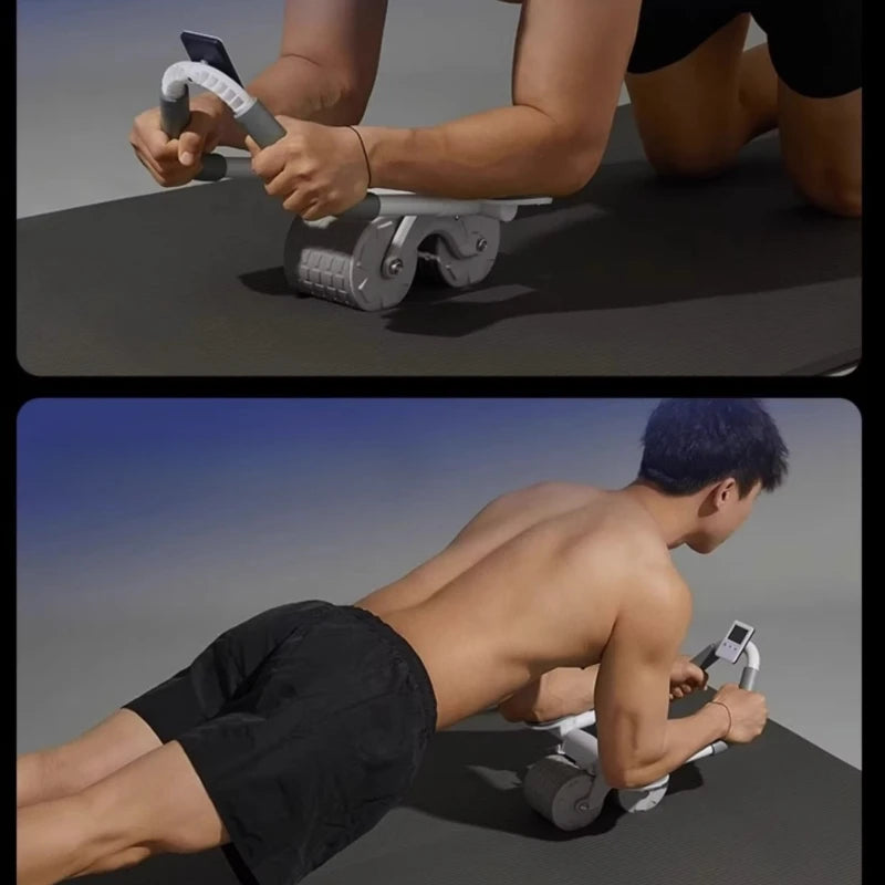 Elbow Support Ab Roller – Automatic Rebound Core Trainer