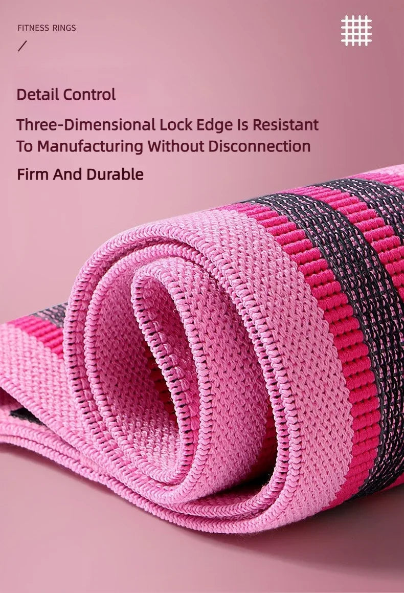 3-Piece Fabric Resistance Bands Set | Non-Slip Booty Bands for Glute & Leg Workouts