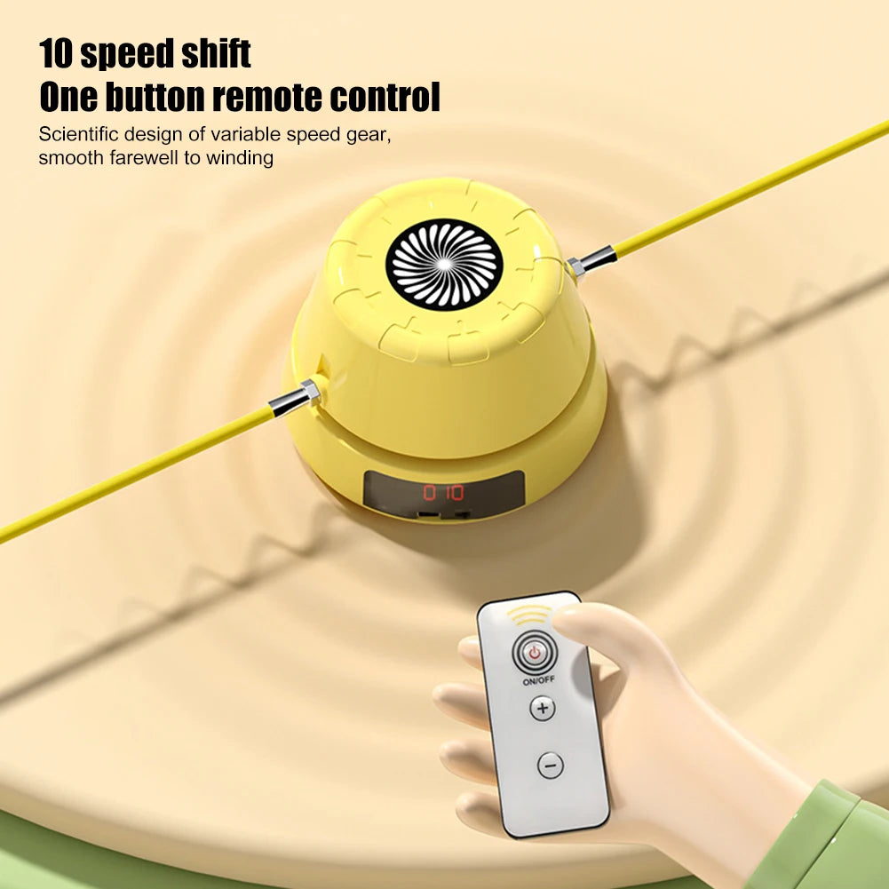 Automatic Jump Rope Machine with Remote Control & Digital Counter