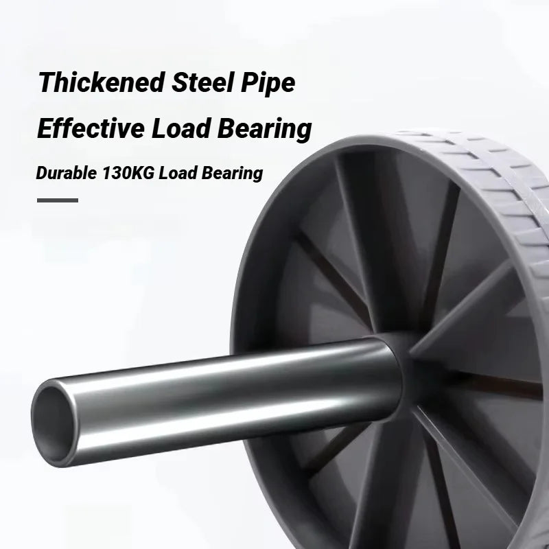 Abdominal Wheel Strong Load Bearing Non-slip Roller Strengthen Muscle Exercise Equipment Fitness Training Home Use Silent