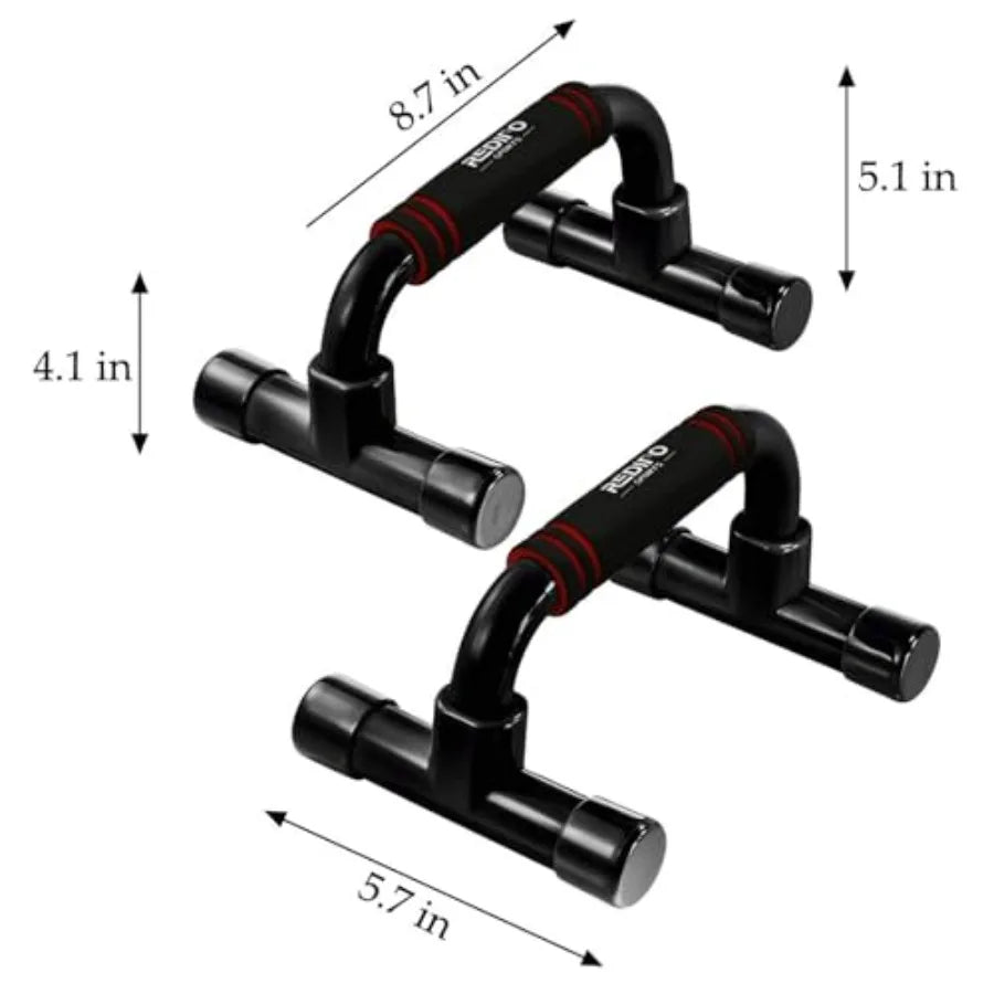 Push Up Bars Strength Training - Workout Stands With Ergonomic Push-up Bracket Board with Anti-Slip Sturdy Structure Portable f
