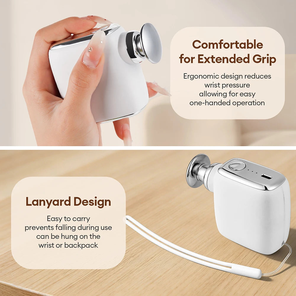 Pocket Mini Fascia Gun High Frequency Vibration Body Massage Gun Portable Electric Massager Muscle Relaxation Fascia masajeador