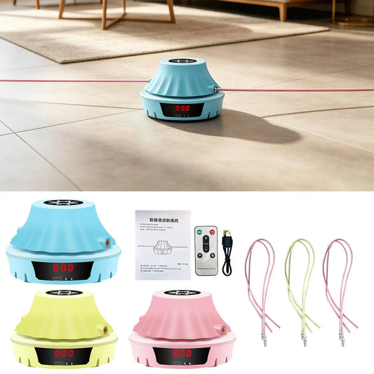 Automatic Jump Rope Machine Portable Smart Rechargeable Kids Fitness Rope Skipping Trainer For Kids Adults Family Home Office