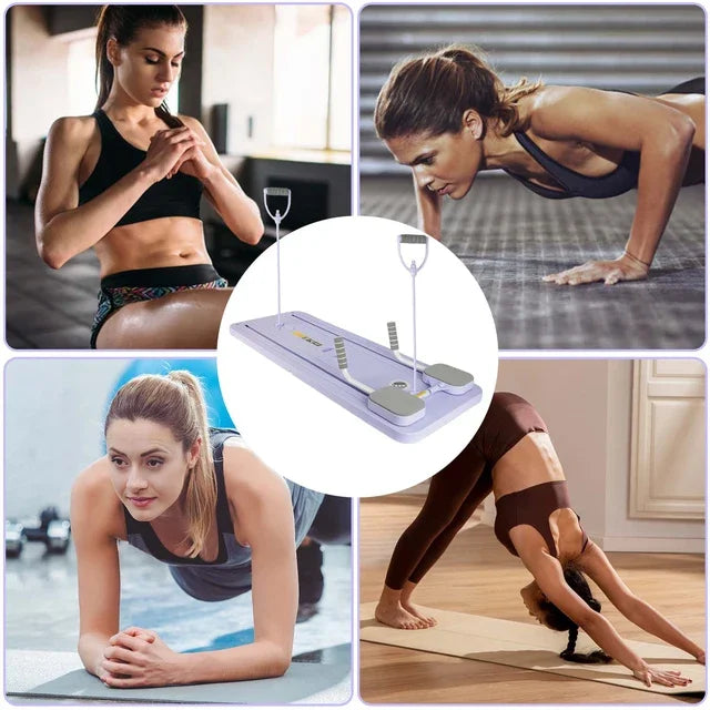 Multifunctional Fitness Board Exercise Pilates Board Push-up Stand Set Fitness and Muscle Training Device Yoga Workout Equipment