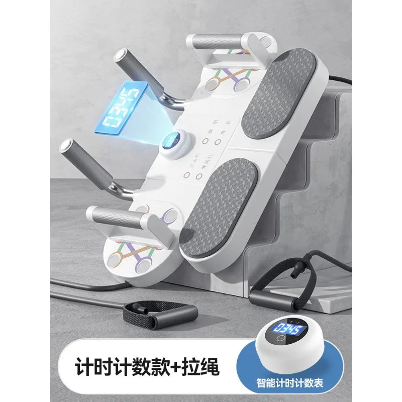 Portable Push Up Stand Board Plank Assist Tool Home Gym Exercise Chest Abdominal Muscle Trainer