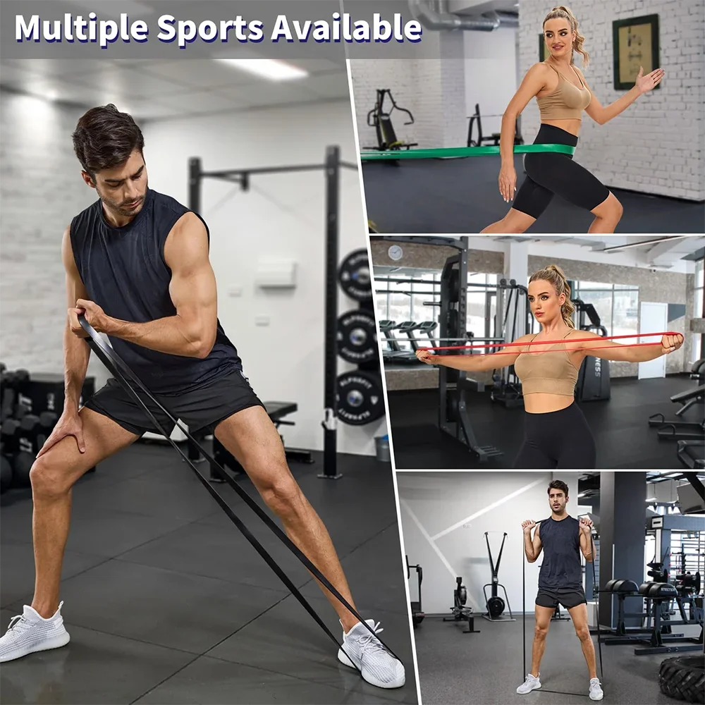 Pull Up Assistance Resistance Bands | Heavy Duty Exercise Bands for Strength Training & Home Workouts