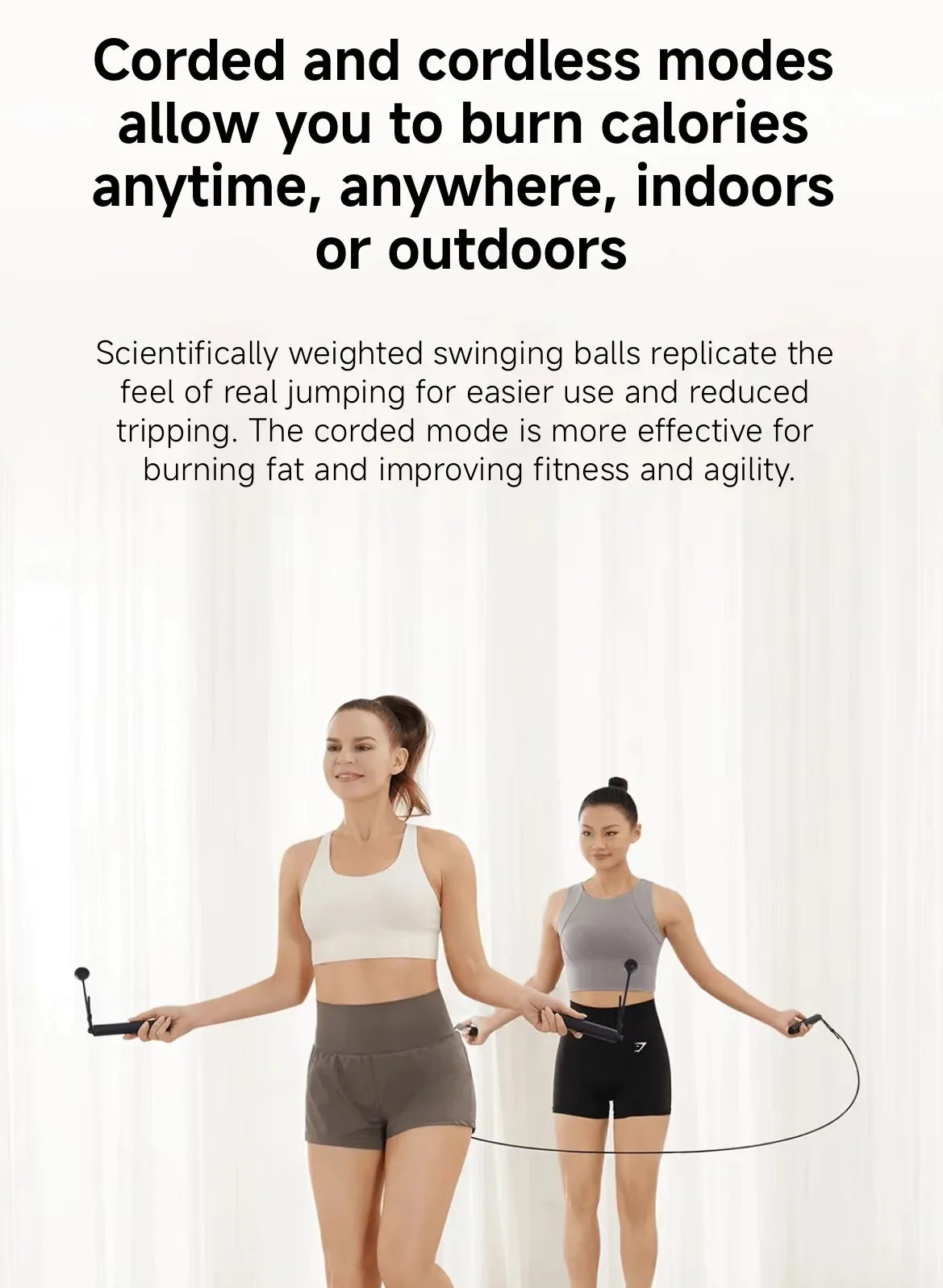 Mijia Smart Skipping Jump Rope XMSR-P803 Counter With Fit App Adjustable Calorie Calculation Sport Fitness Professional