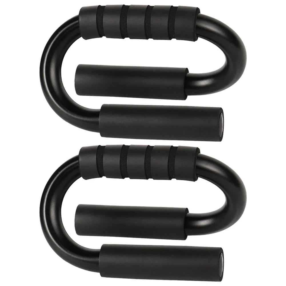 S Shape Push-up Stand Foam Handles Chest Fitness Equipment Anti Slip Home Fitness Chest Training Equipment