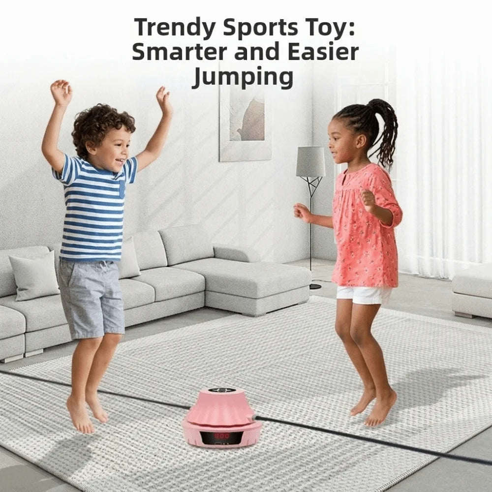 Remote Control Smart Skipping Machine Adjustable Speed LED Display Electric Jump Rope Automatic Counting Dense Structure