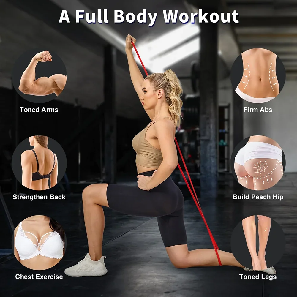 Pull Up Assistance Resistance Bands | Heavy Duty Exercise Bands for Strength Training & Home Workouts