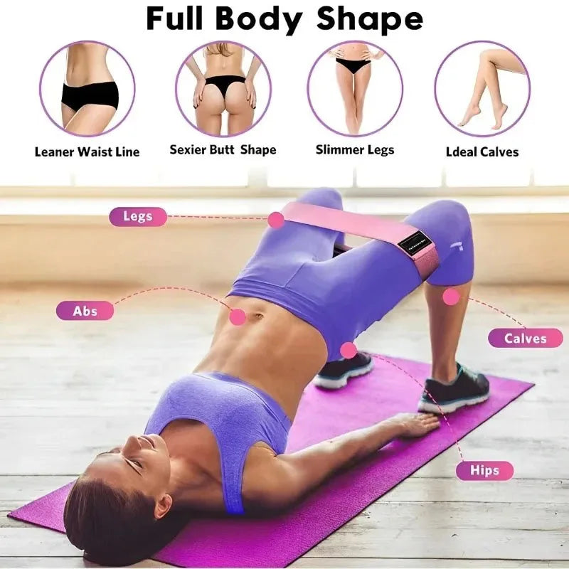 3-Piece Fabric Resistance Bands Set | Non-Slip Booty Bands for Glute & Leg Workouts