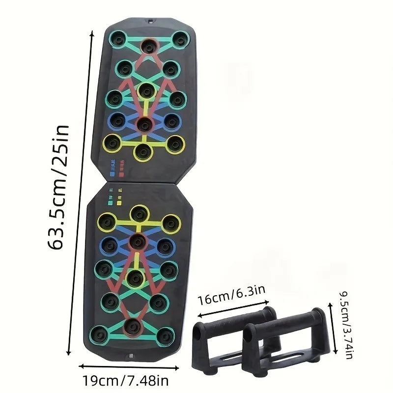 Multifunctional Push-Up Board - Ergonomic, Non-Electric PP,Comfortable, Ideal for Fitness Enthusiasts, Home or Gym Exercise