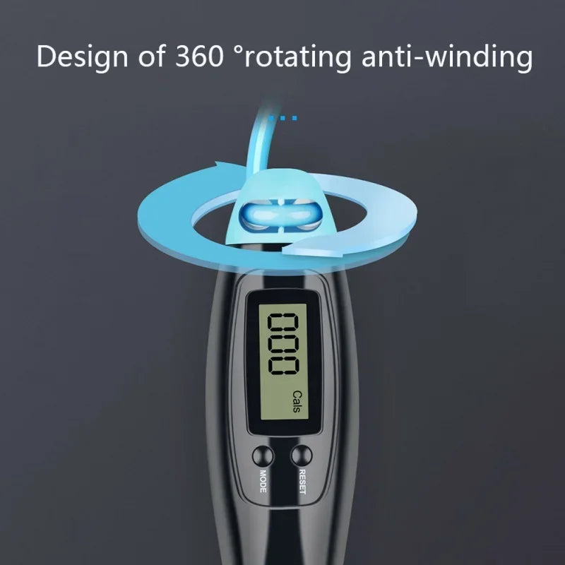 A Set of Multi-Functional Digital Counting Skipping Rope Smart Wireless Ball Dual-Purpose Indoor Cordless Skipping Rope Cordless