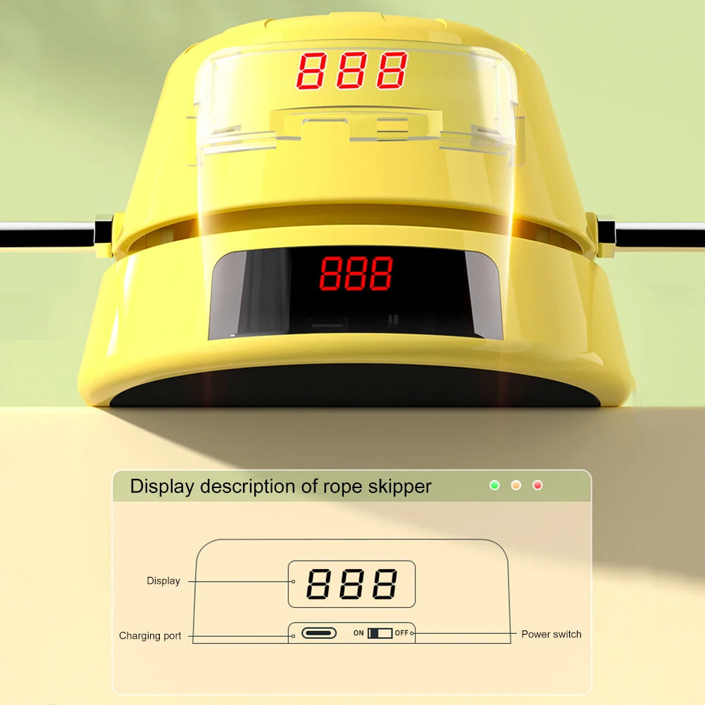 Automatic Jump Rope Machine with Remote Control & Digital Counter