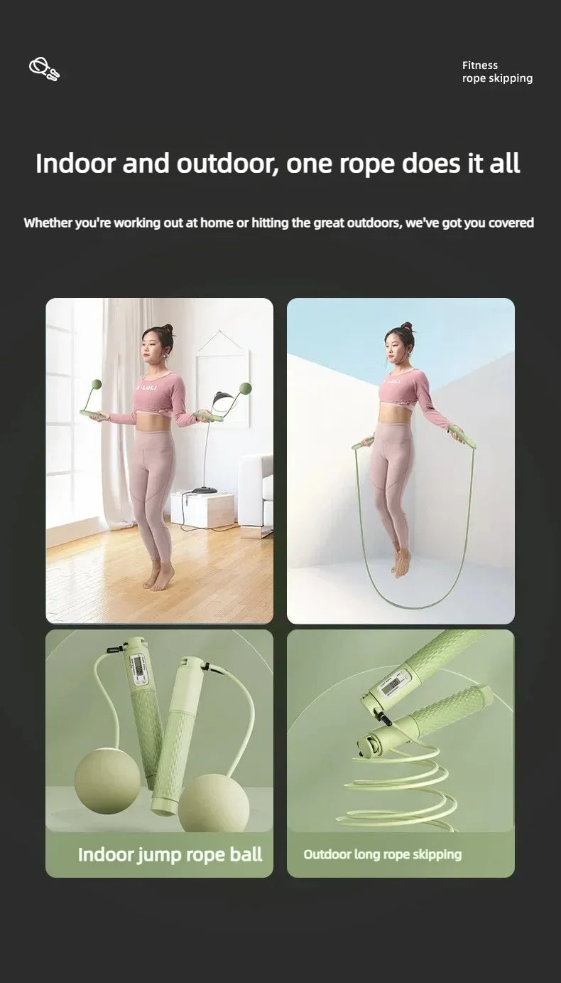 2.8m Fitness Sports Jump Rope No Rope Weight Loss Muscle Training Intelligent Electronic Counting Jump Home Gym Equipment