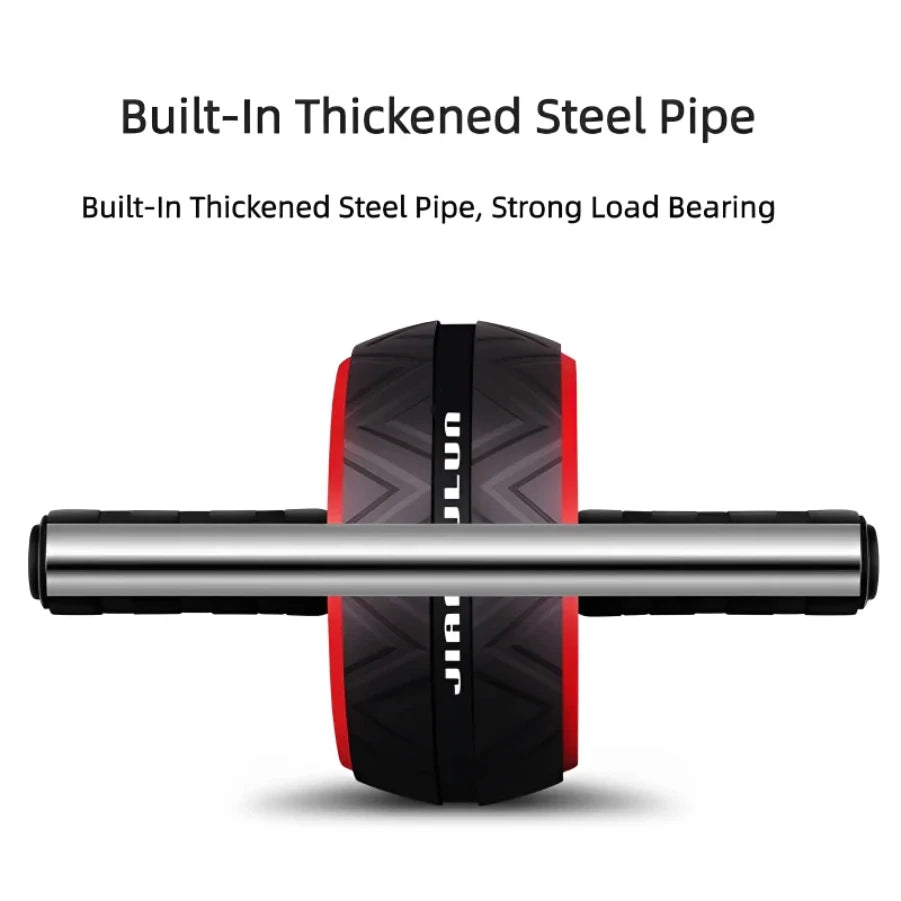 Big Roller For ABS Workout Wheel Exercise Equipment Core Abdominal Home Gym Muscle Device Fitness Men And Women Weight Loss
