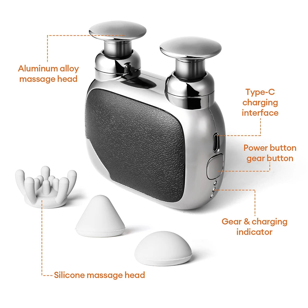 High Frequency Vibration Fascia Gun Portable Electric Massage Gun Mini Body Massage Gun Muscle Relaxation Fascia masajeador