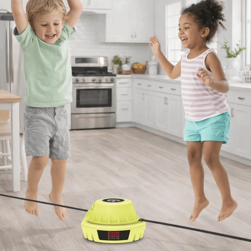 Remote Control Smart Skipping Machine Adjustable Speed LED Display Electric Jump Rope Automatic Counting Dense Structure