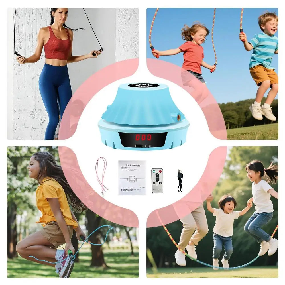 Automatic Jump Rope Machine – Portable Smart Skipping Trainer for Home Fitness