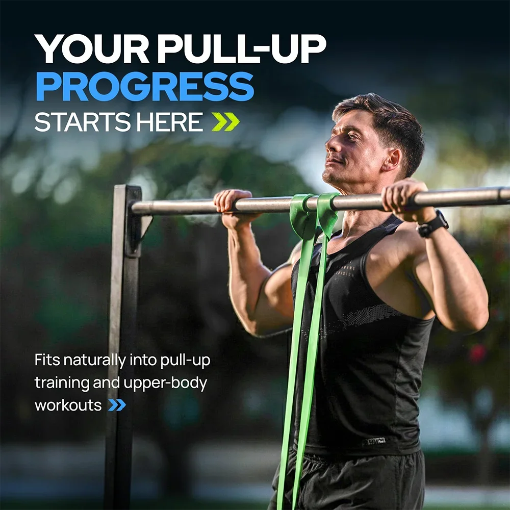 Pull Up Assistance Resistance Bands | Heavy Duty Exercise Bands for Strength Training & Home Workouts