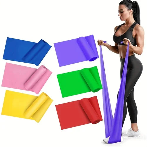 1/3/4pcs Yoga Sport Resistance Bands Home Strength Elastic Exercise Band Gym Pilates Long Training Tension Belt Yoga Accessories