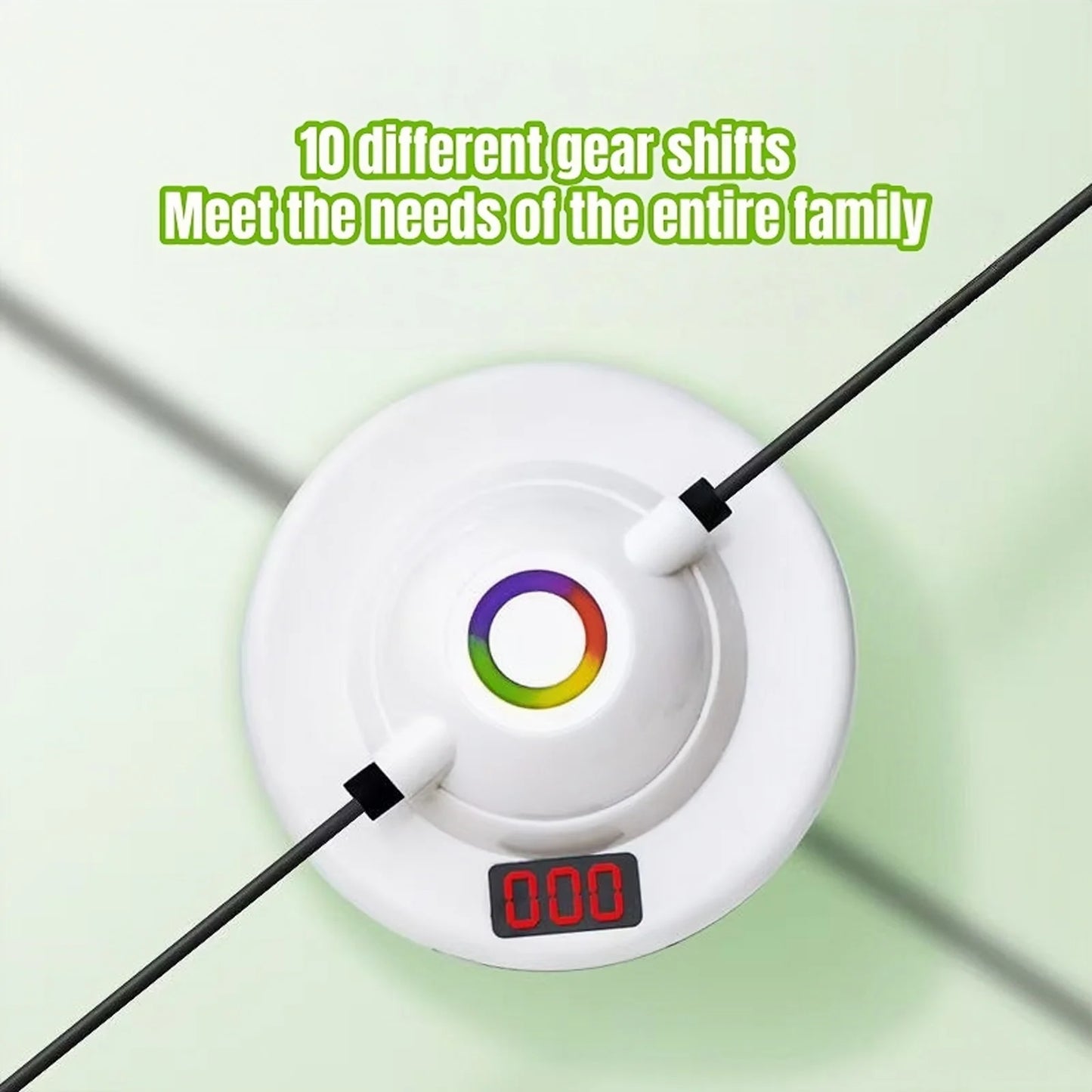 10 Speed Intelligent Electric Skipping Rope Machine, Remote Control, Automatic Counting, Jumping Training, Sports Fat Burning