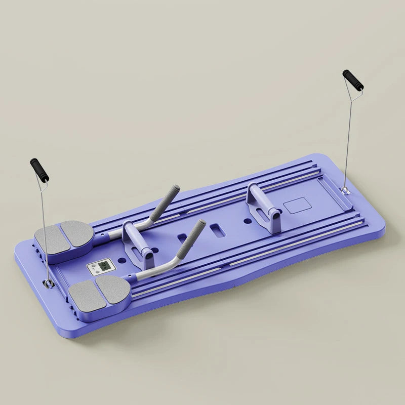 Multifunctional Abdominal Board Home Fitness Equipment Timer Push-up Handles Resistance Band Multifunctional Exercise Equipment