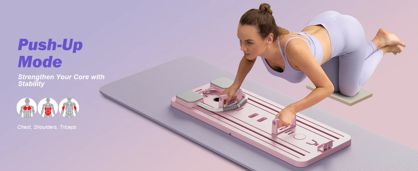 Multifunctional Abdominal Board fitness board Push up Board automatic rebound abdominal muscle curling, home fitness equipment