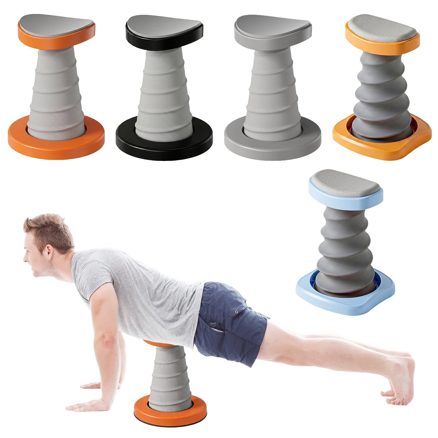 Push Up Trainer Automatic Rebound Push-Ups Assisted Machine Abdomen Training Support Tool Upper Body Strength Training Equipment